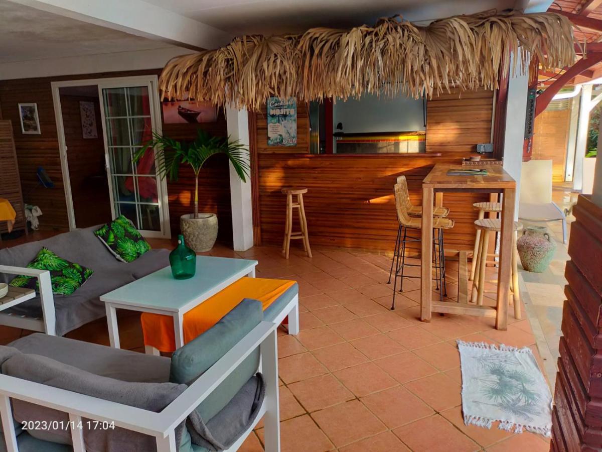 Douceur Des Hauteurs Bas De Villa, Piscine Privee Sainte-Luce Exteriér fotografie