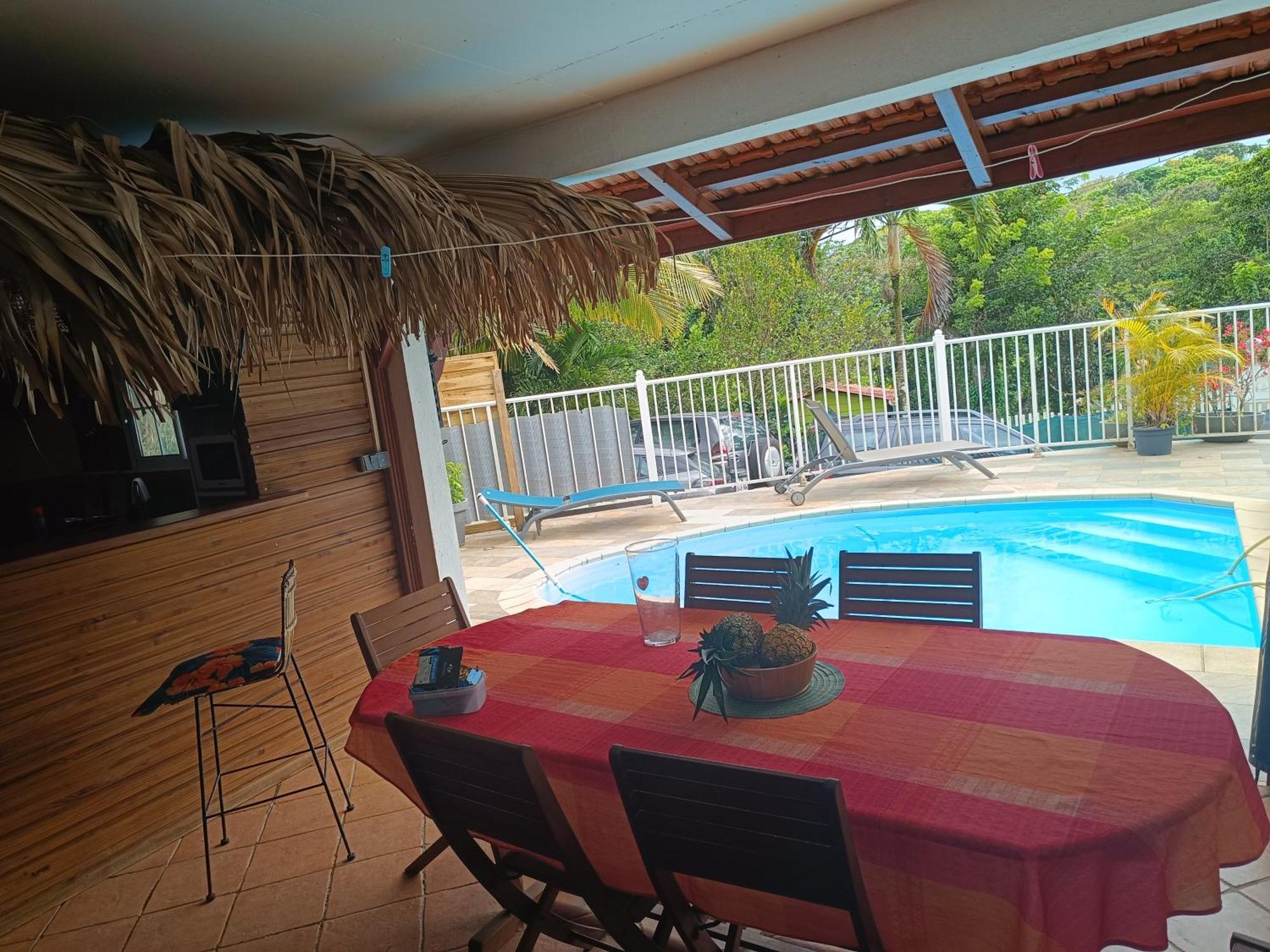 Douceur Des Hauteurs Bas De Villa, Piscine Privee Sainte-Luce Exteriér fotografie
